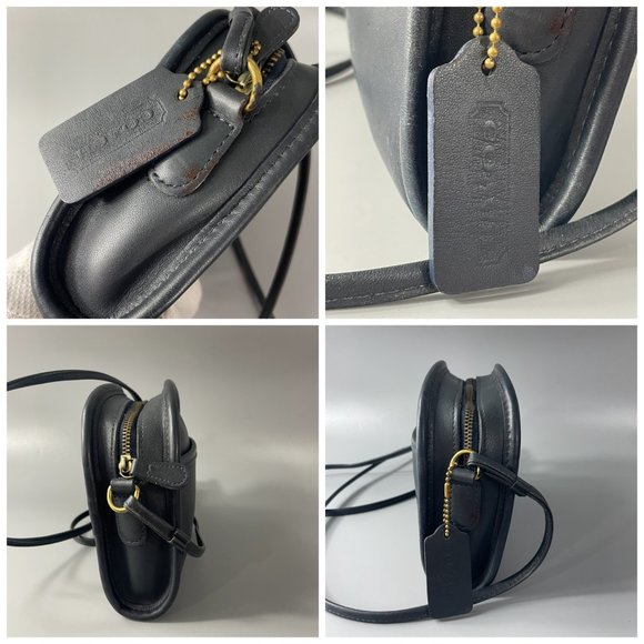 Vintage Coach 9017 Dark Blue Abbie Zip Purse - Picture 13 of 14